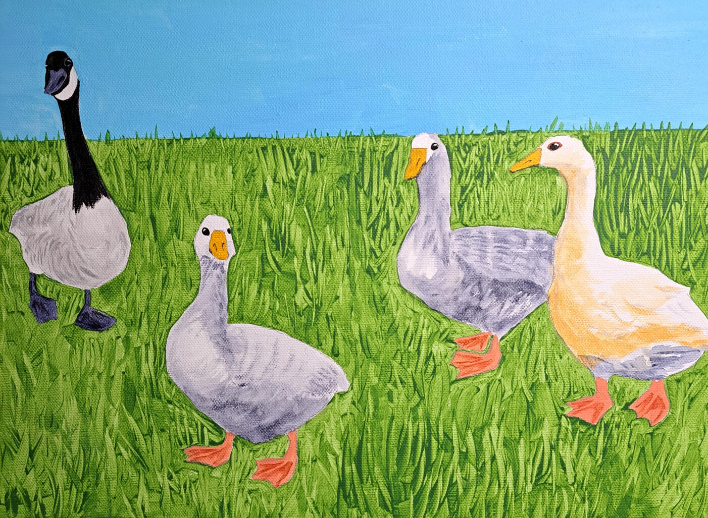 Four Geese